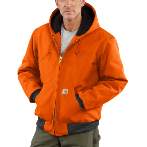 Carhartt J140 Duck Active Jac/Quilted-Flannel Lined (J14000) Molnar Outdoor